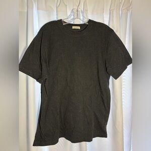 GUSTIN Black Cotton Rainbow Nep T-Shirt  Sz L